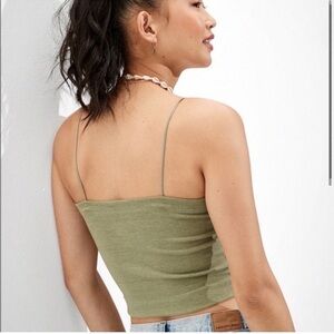 American Eagle Outfitters Sage Green Camisole
